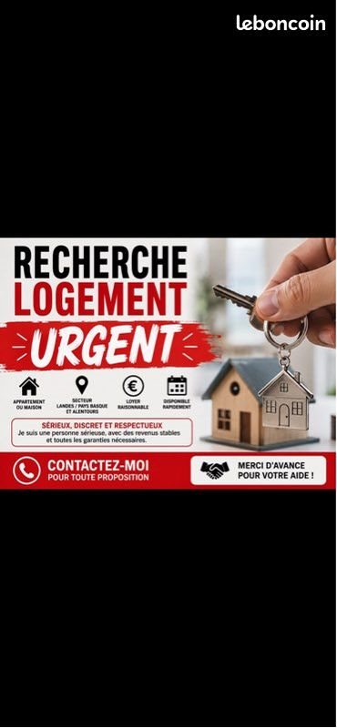 Appartement à louer, 40m², Tarnos