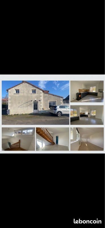 Maison à louer, 57m², Usson-du-Poitou