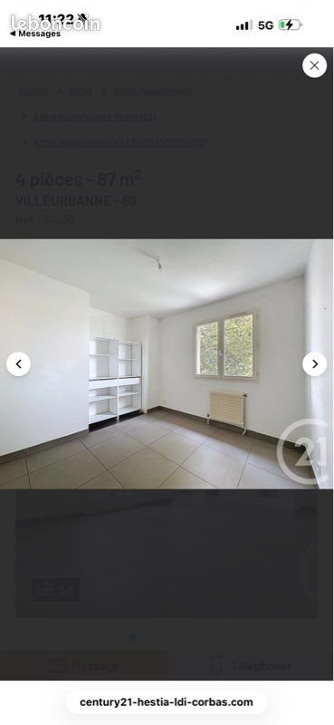 Appartement à louer, 96m², Villeurbanne