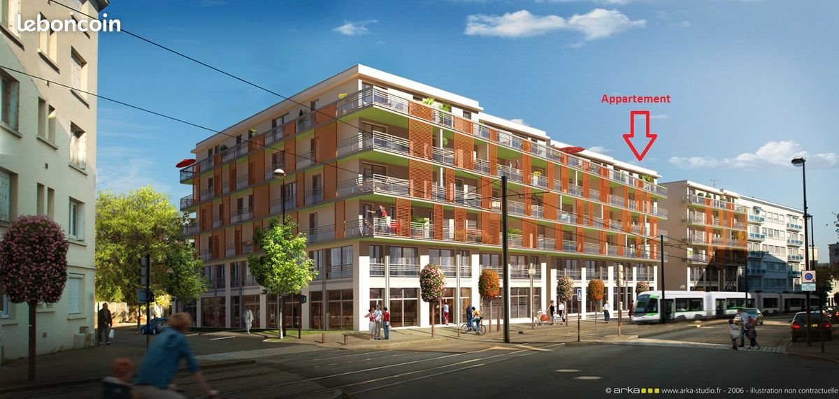 Appartement à louer, 64m², Rezé