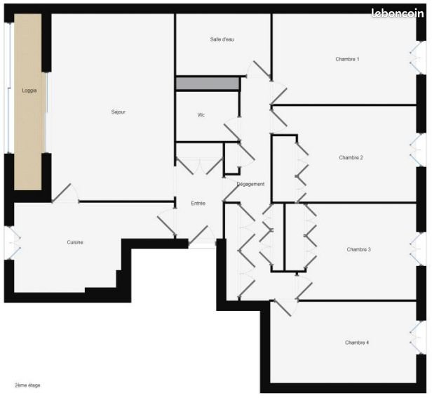 Appartement à vendre, 89m², Ajaccio