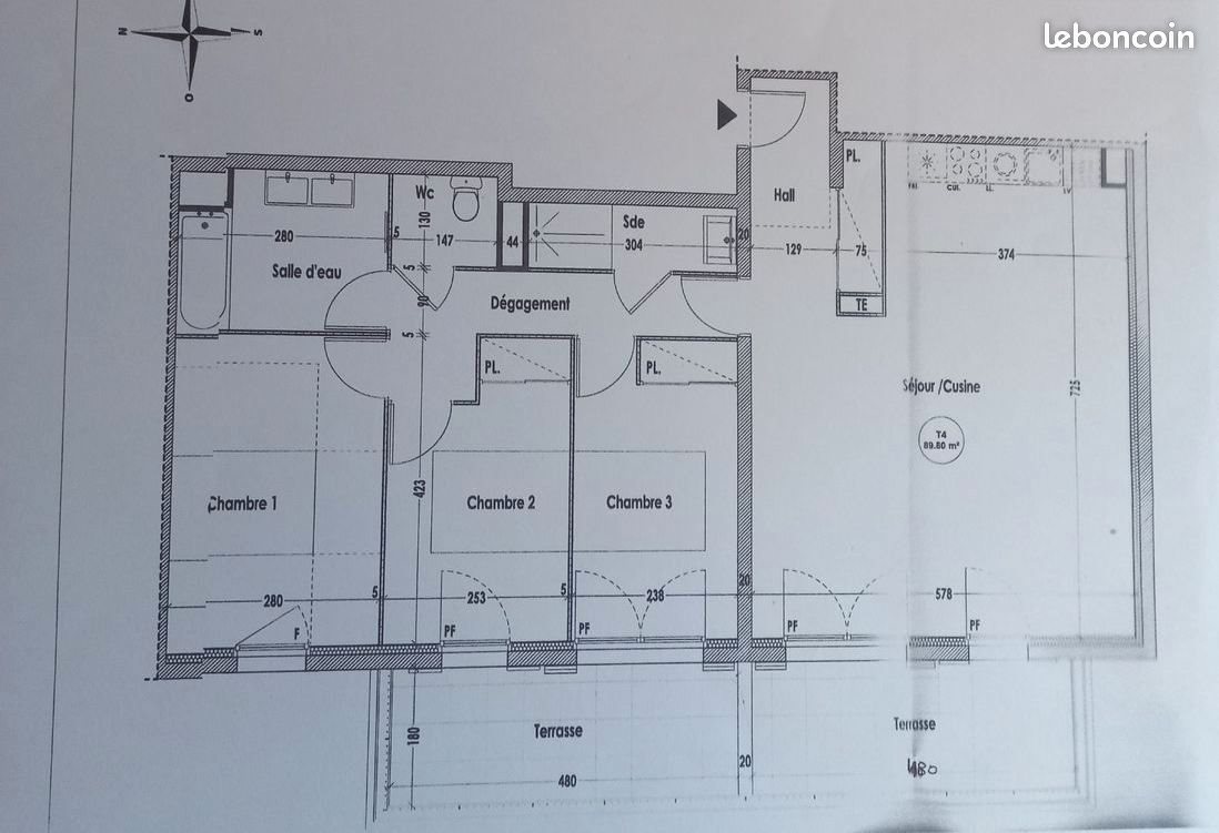 Appartement à vendre, 90m², Cabriès