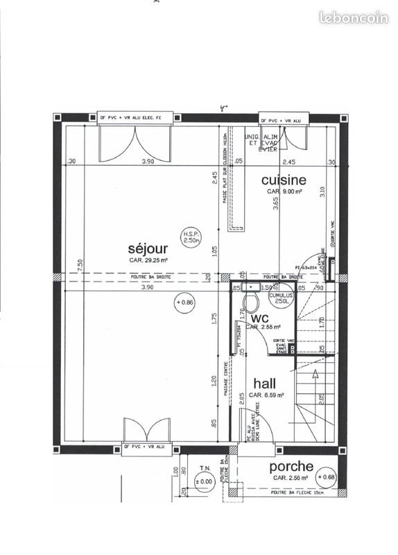 Maison à louer, 90m², Bompas