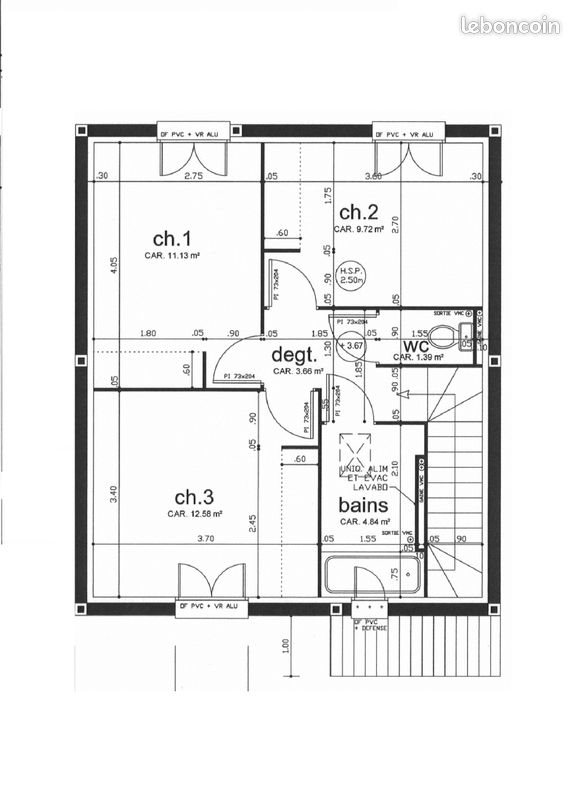 Maison à louer, 90m², Bompas