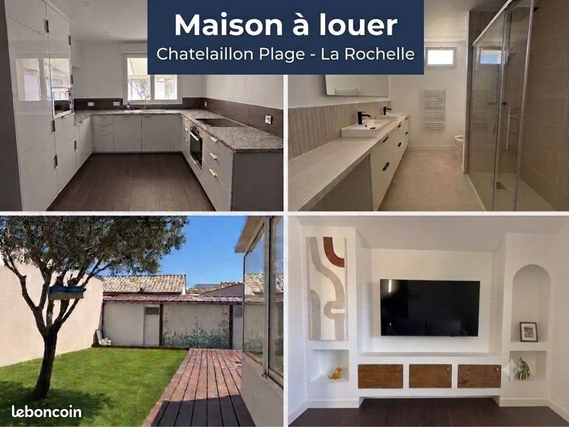 Maison à louer, 85m², Châtelaillon-Plage