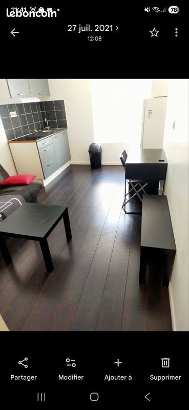 Appartement à louer, 18m², Saint-Etienne