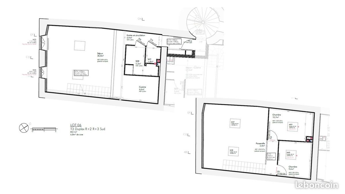 Appartement à vendre, 80m², Die