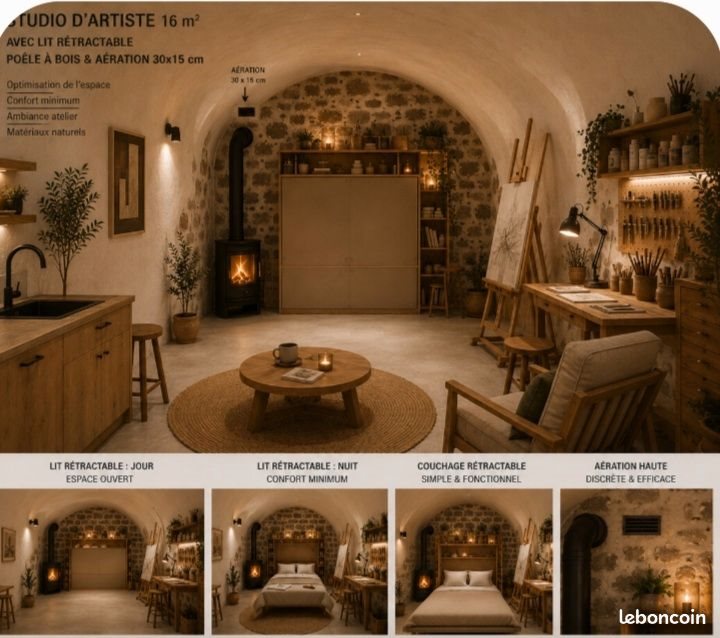 Appartement à vendre, 16m², Le Vigan