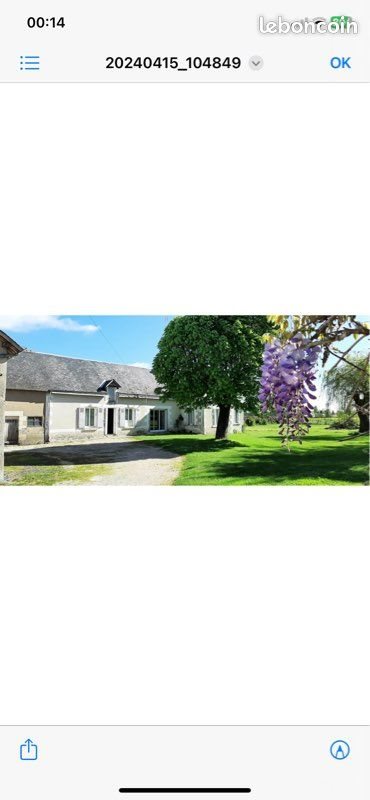 Maison à vendre, 125m², Palluau-sur-Indre