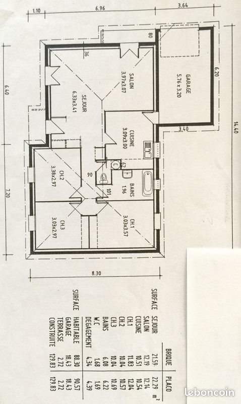 Maison à louer, 90m², Varennes