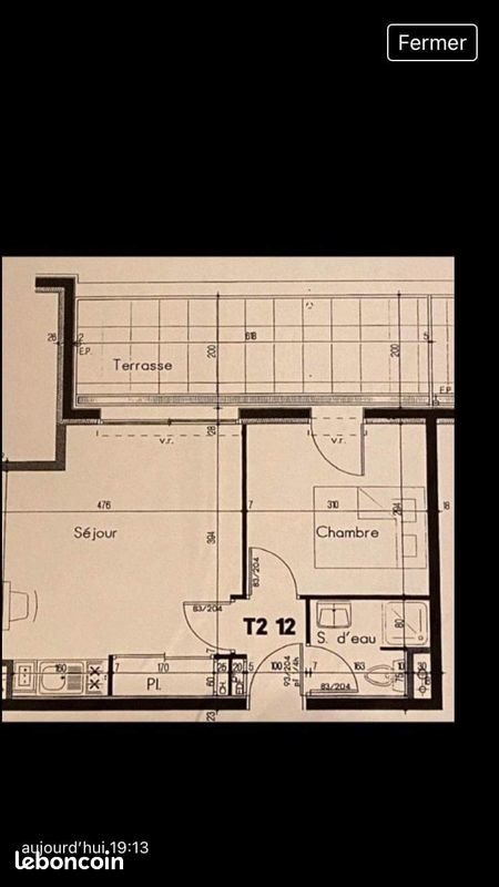 Appartement à louer, 34m², Angers