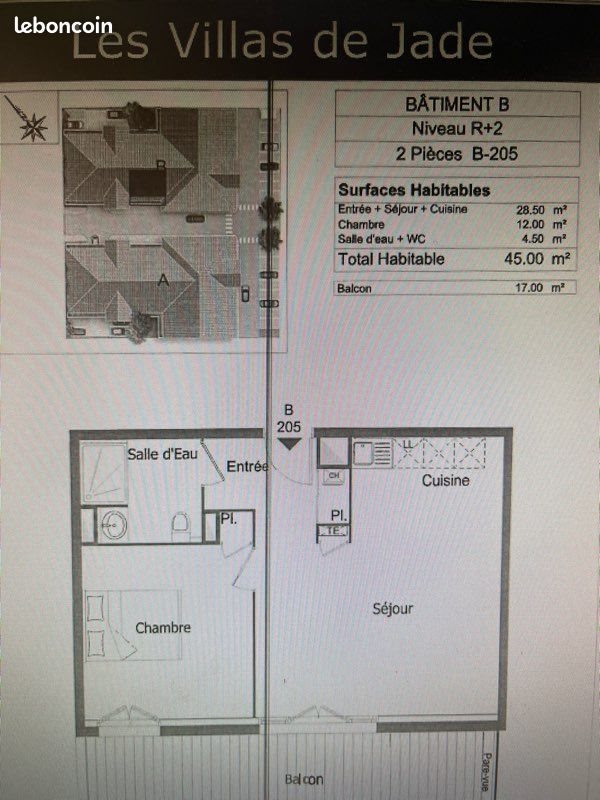 Appartement à louer, 45m², Marcheprime