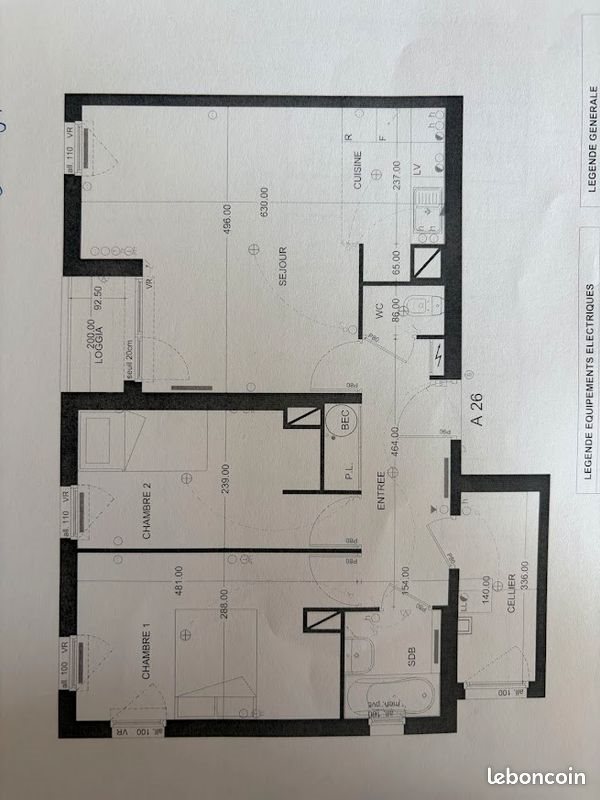 Appartement à vendre, 65m², Saint-Herblain