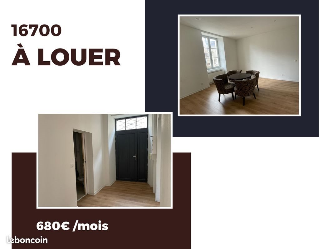 Appartement à louer, 70m², Ruffec