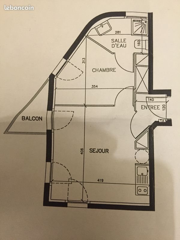 Appartement à louer, 30m², Orléans