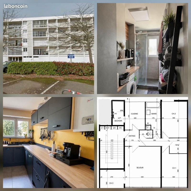 Appartement à louer, 77m², Vannes