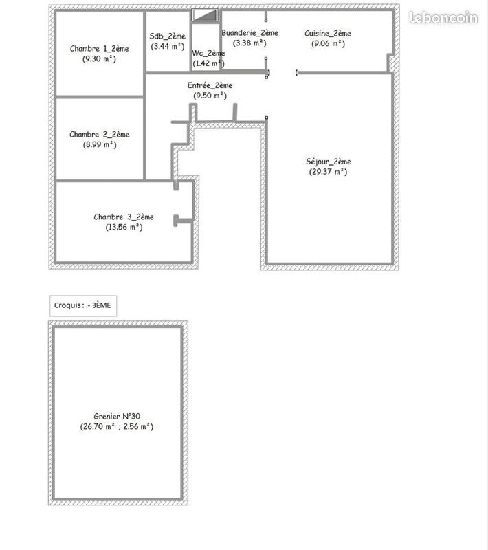 Appartement à vendre, 88m², Le Puy-en-Velay