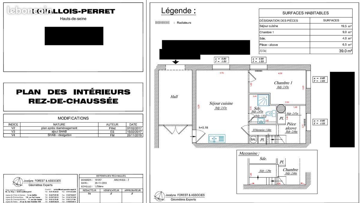 Appartement à louer, 38m², Levallois-Perret