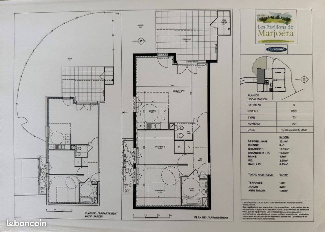 Appartement à louer, 67m², Varces-Allières-et-Risset