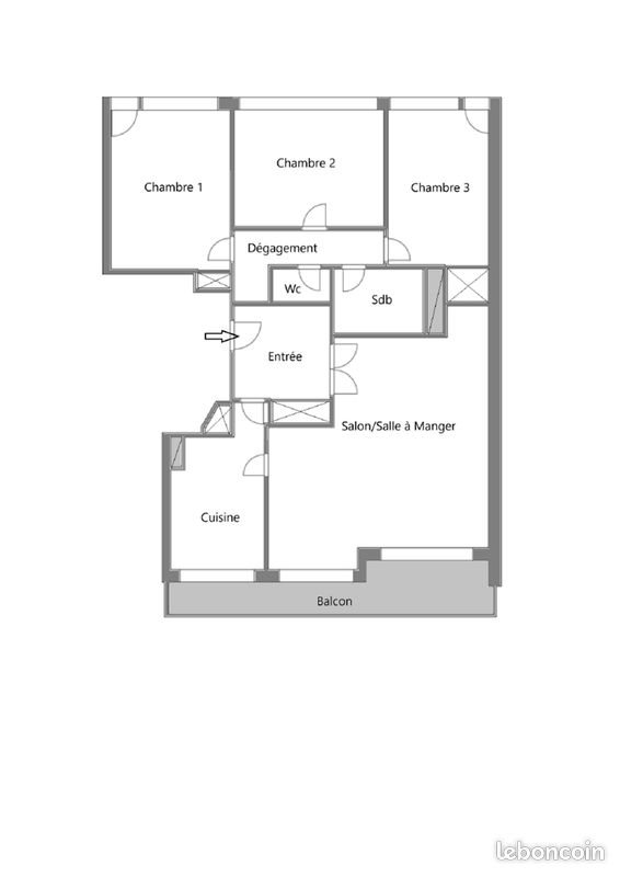Appartement à louer, 86m², Rueil-Malmaison