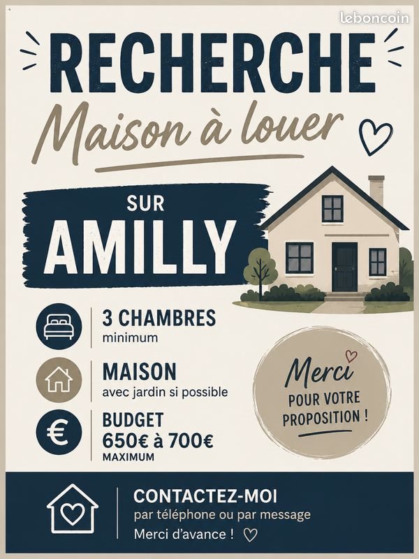 Maison à louer, 100m², Amilly