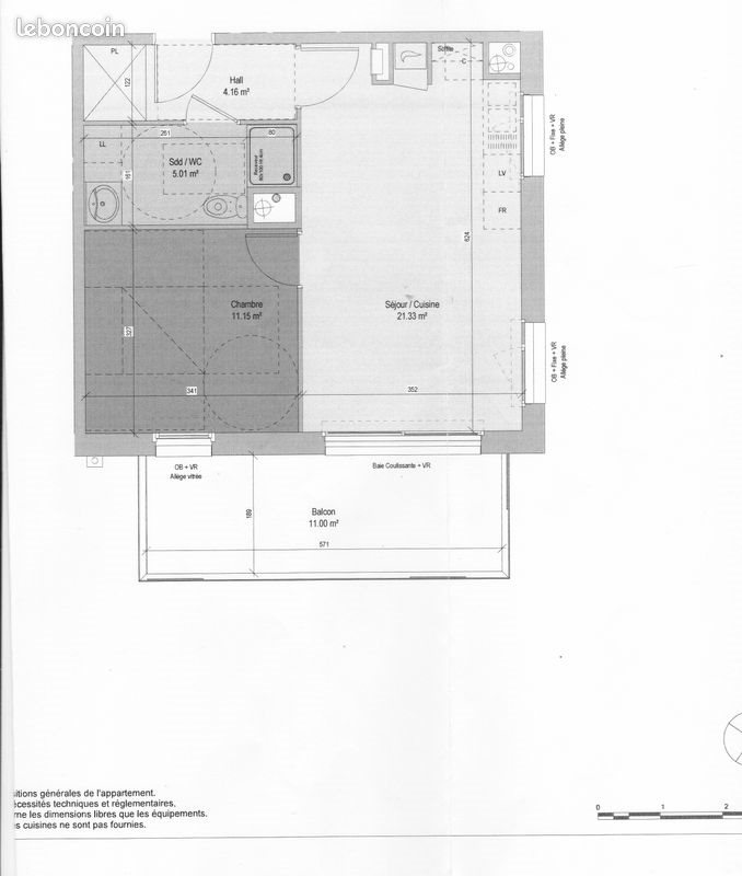 Appartement à louer, 41m², Pérenchies