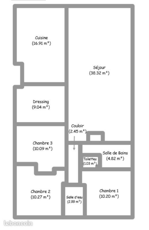 Maison à vendre, 107m², Aiserey