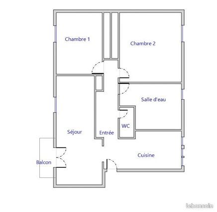 Appartement à louer, 60m², Ganges