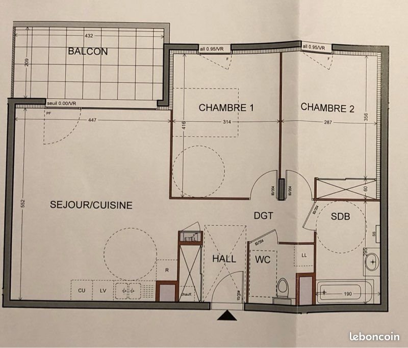 Appartement à louer, 66m², Vétraz-Monthoux