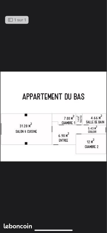 Maison à louer, 70m², Morcenx