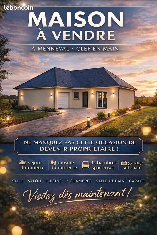Maison à vendre, 96m², Menneval