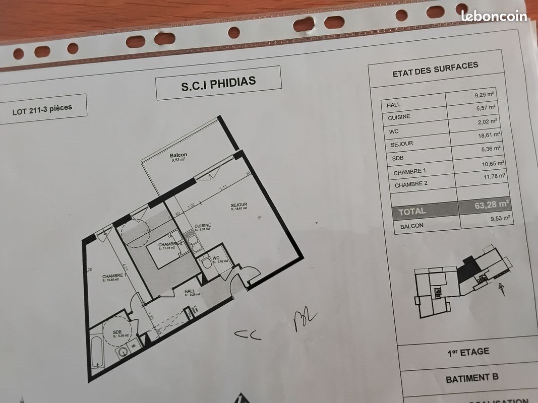 Appartement à louer, 64m², Belfort