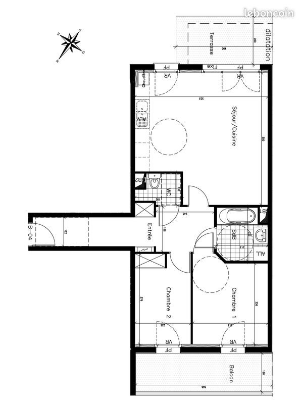 Appartement à louer, 65m², Compiègne