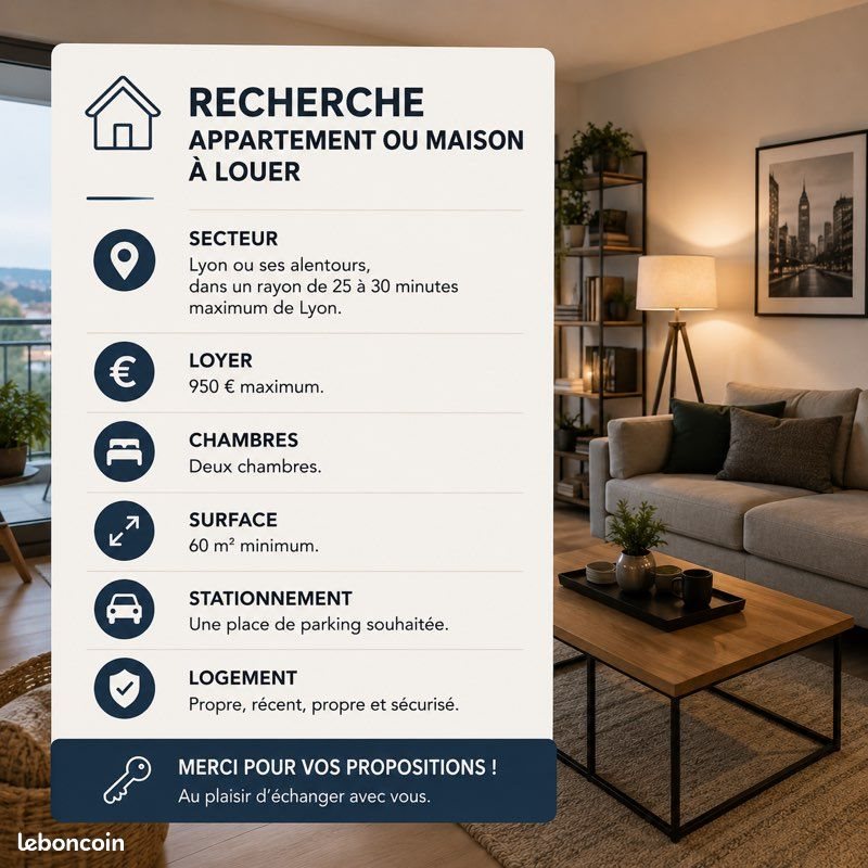 Appartement à louer, 60m², Meyzieu