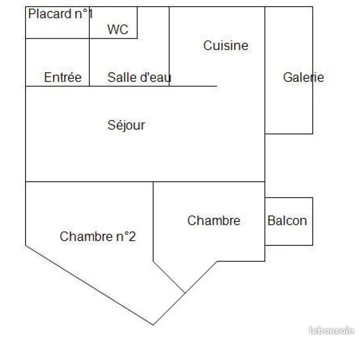 Appartement à louer, 51m², Pau