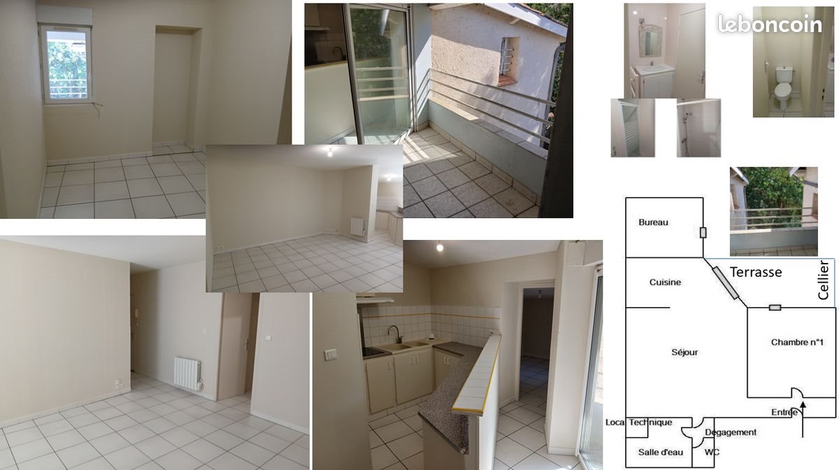 Appartement à louer, 49m², Montauban