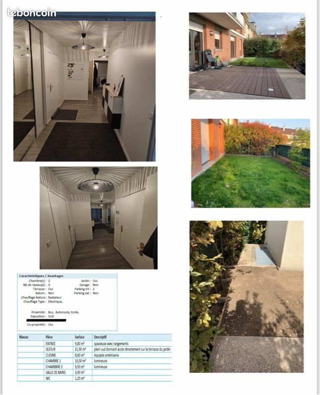 Appartement à louer, 65m², Saint-Ouen-l'Aumône