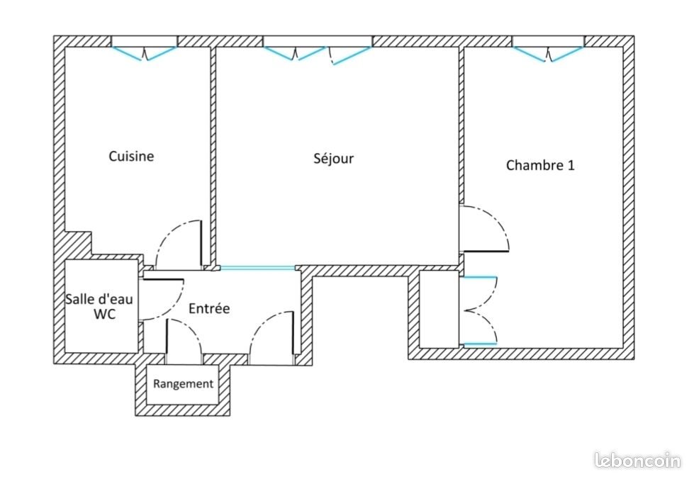 Appartement à louer, 45m², Saint-Etienne