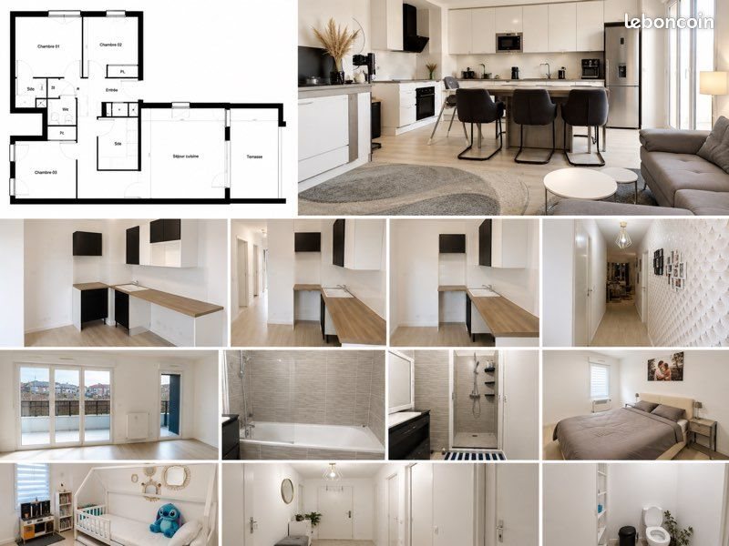 Appartement à vendre, 68m², Lormont
