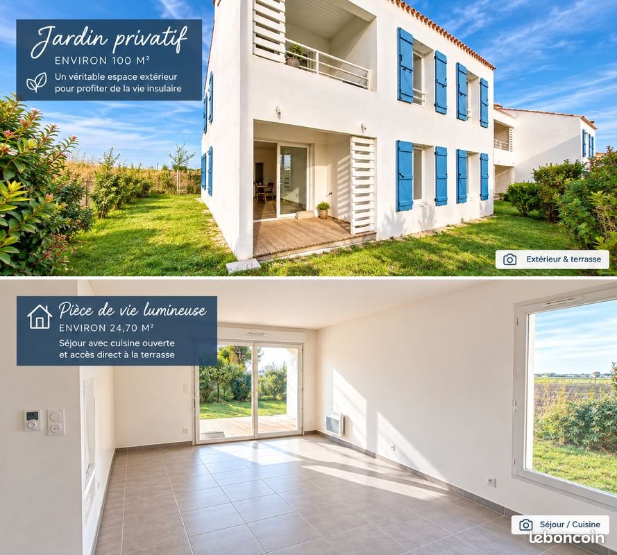 Appartement à vendre, 62m², Noirmoutier-en-l'Île