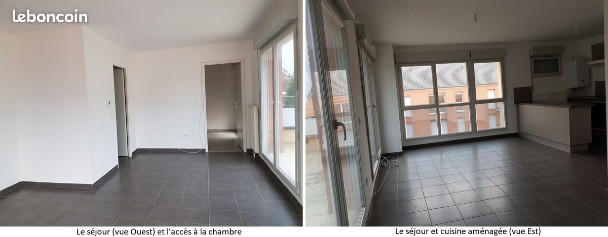 Appartement à louer, 56m², Saint-Saulve