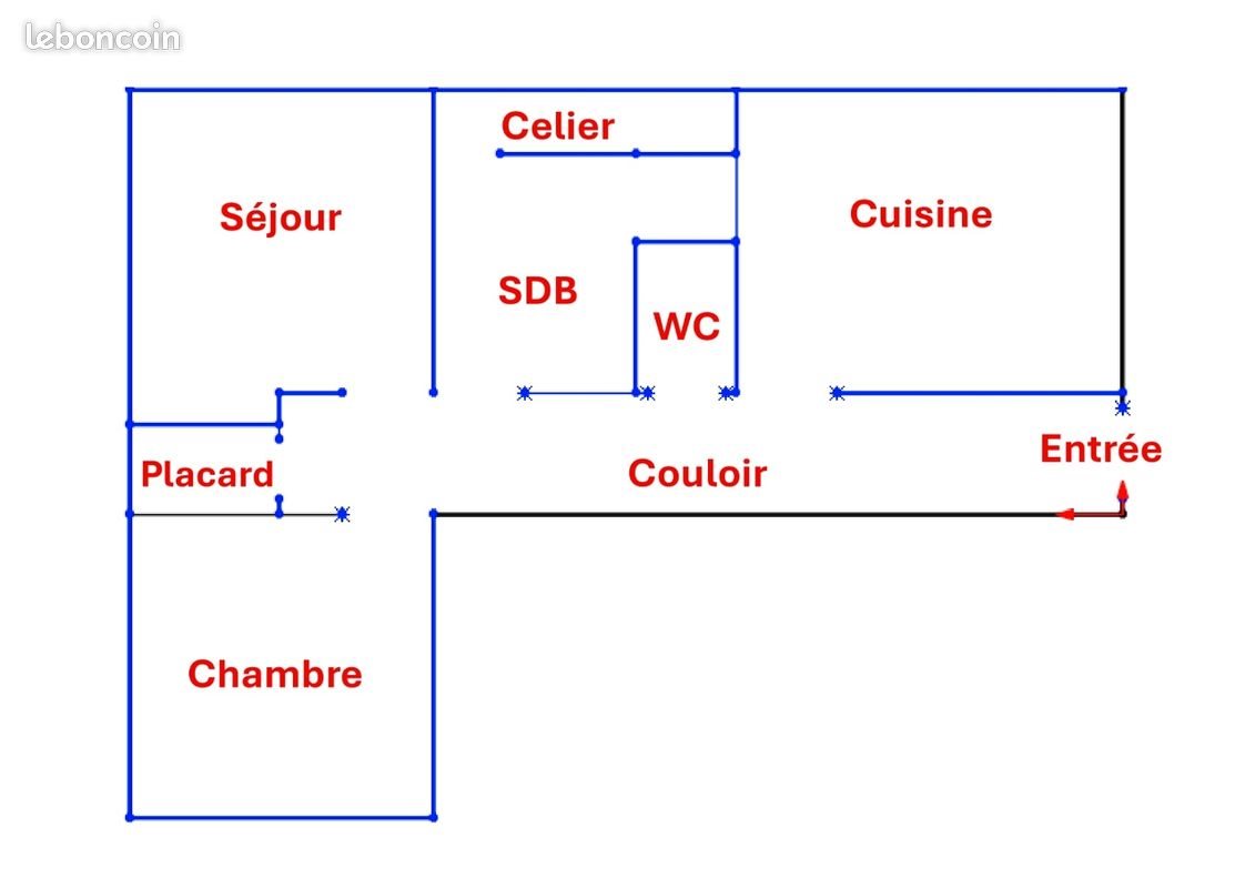 Appartement à louer, 47m², Avignon