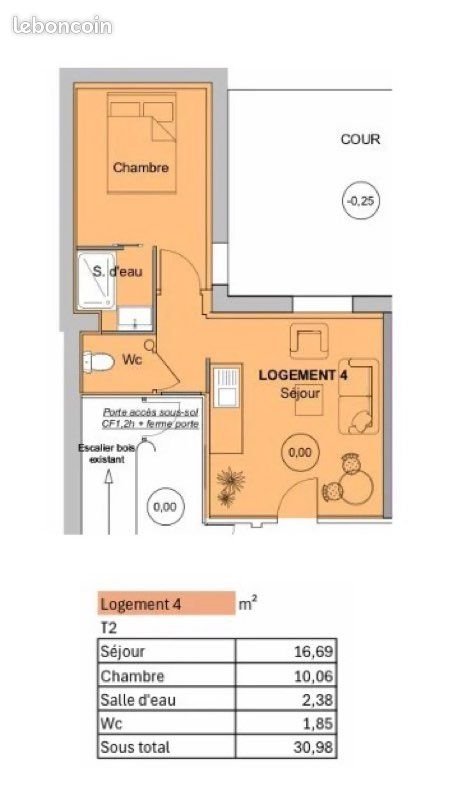 Appartement à vendre, 31m², Toulouse