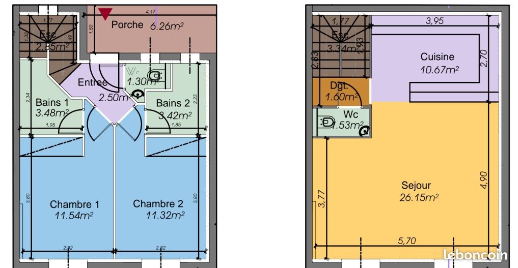 Maison à vendre, 72m², Tanneron