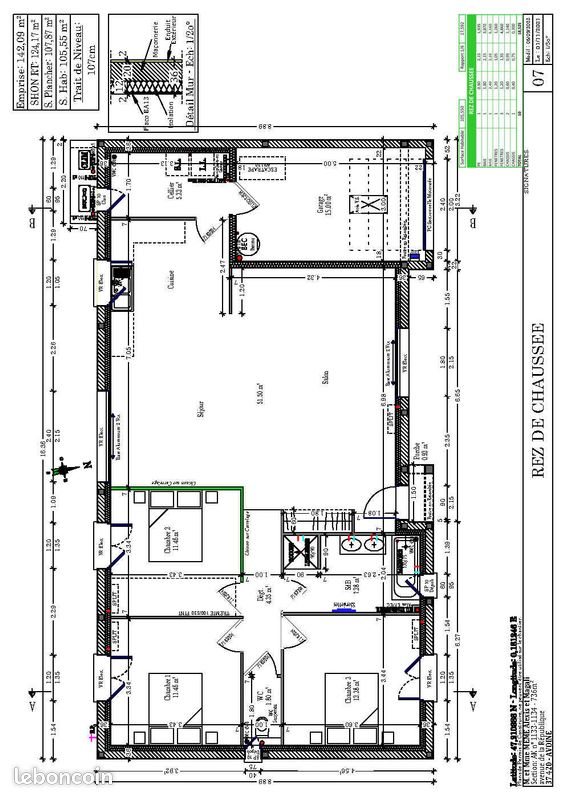 Maison à louer, 106m², Avoine