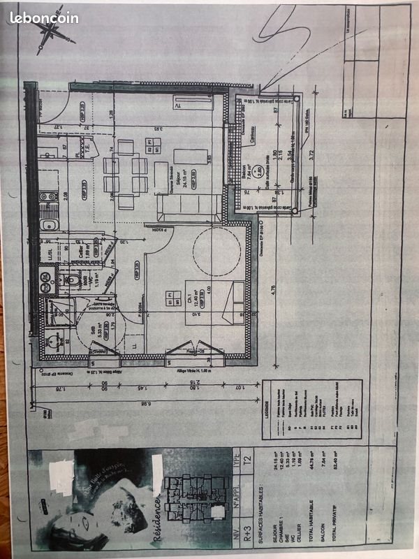 Appartement à vendre, 45m², La Roche-sur-Yon