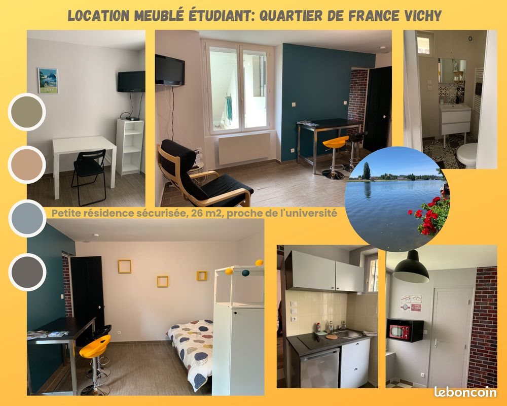 Appartement à louer, 27m², Vichy