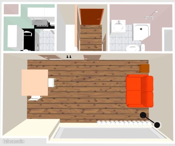 Appartement à louer, 25m², Clermont-Ferrand