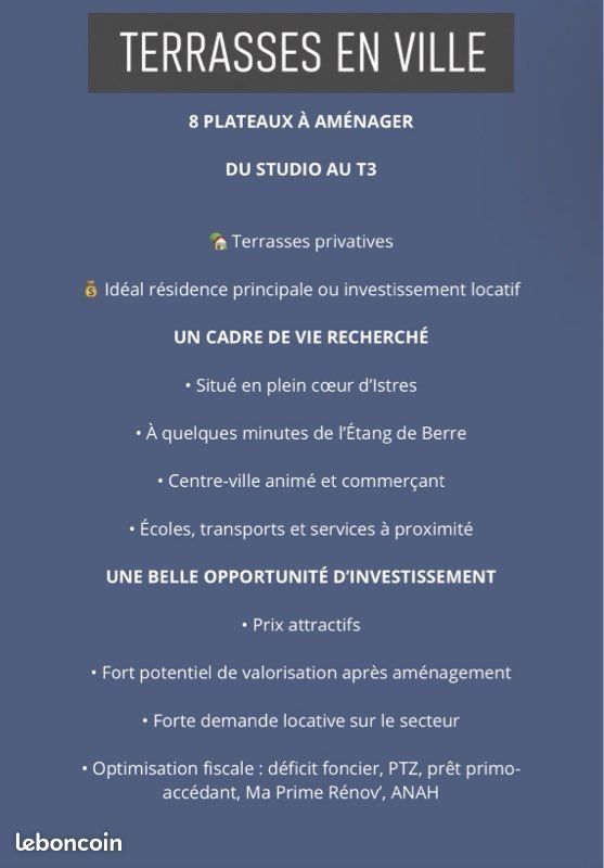 Appartement à vendre, 46m², Istres