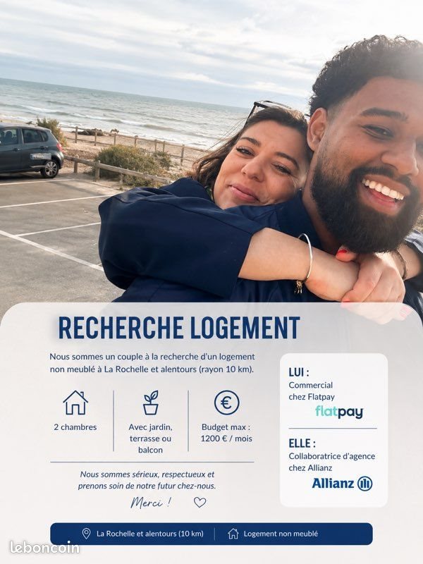 Appartement à louer, 60m², La Rochelle